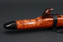 Pink Jarrah Native American Flute, Minor, Mid F#-4, #D8J